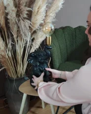 Tischlampe Elefant FORTUNA Schwarz_1036762