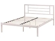 Bed Metaal CUSSET 120 x 200 cm Lichtbeige_1162059