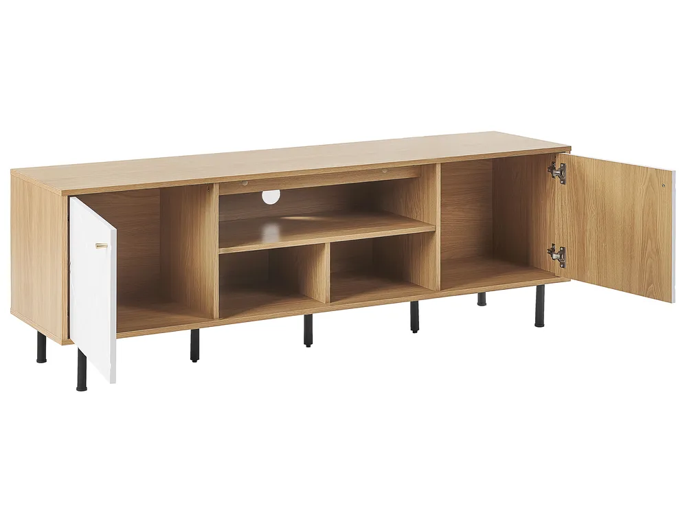 TV Stand PALMER Brown/ White_823625