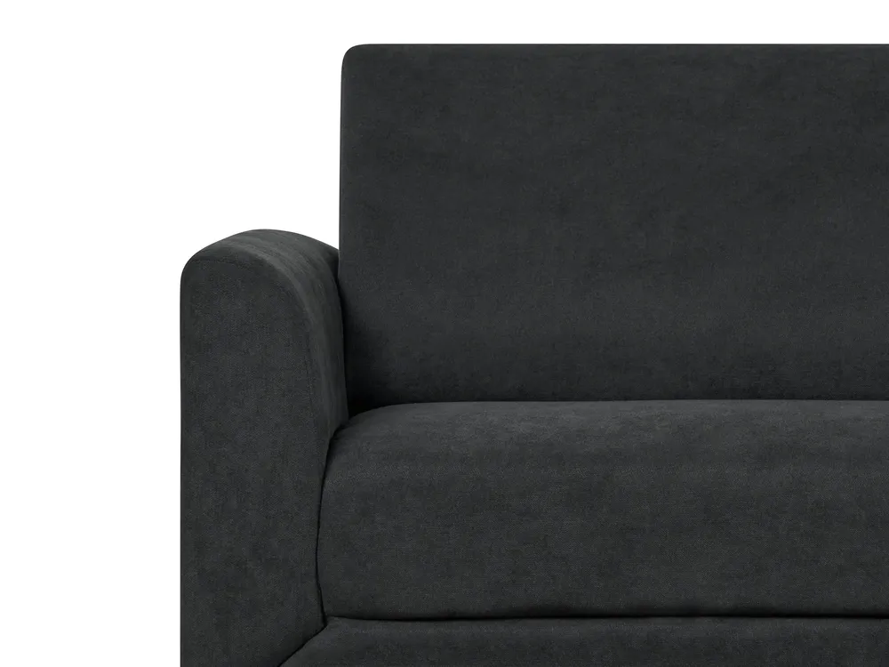 Sofa 3 Seater FENES Fabric Black_897887