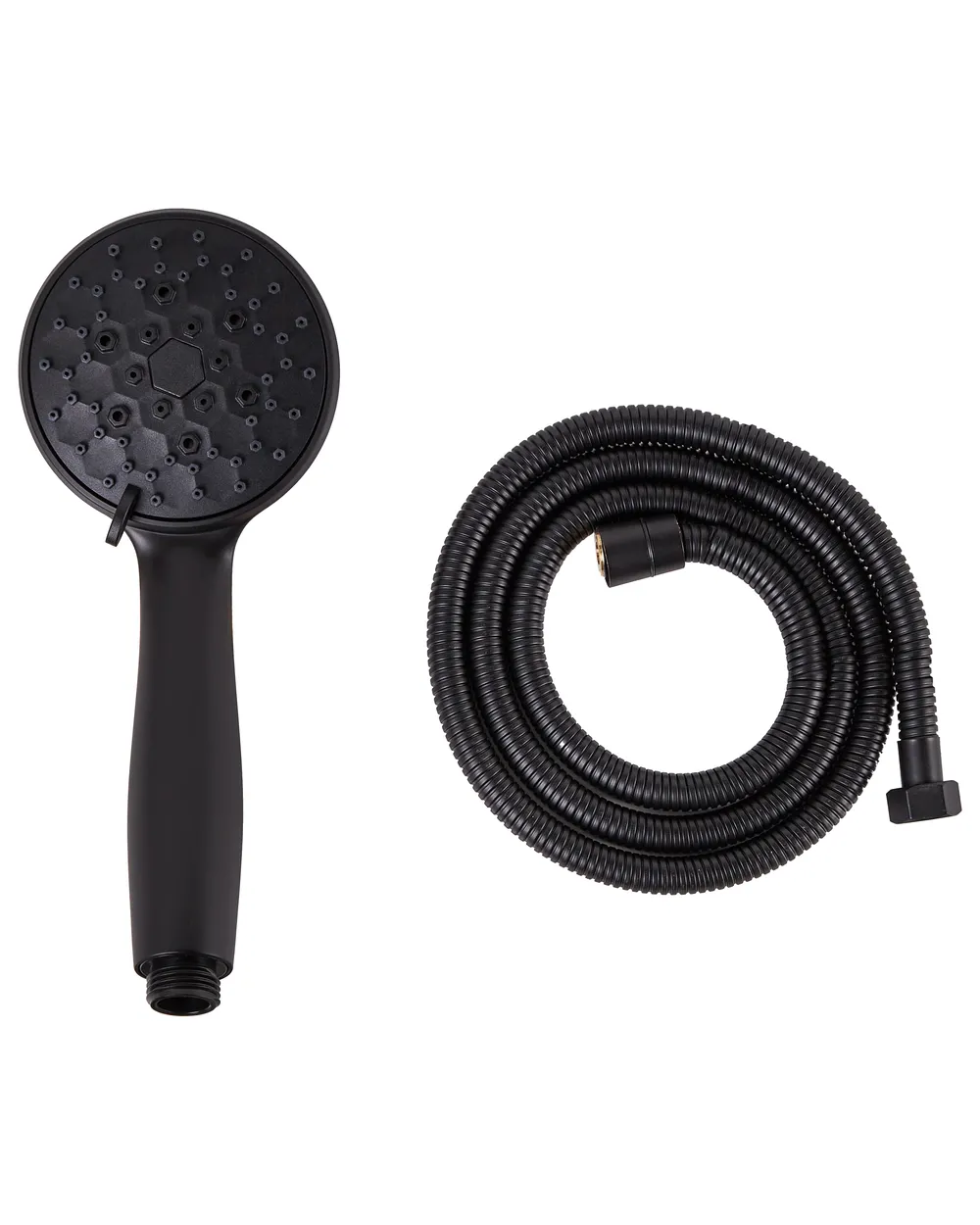 Shower Head and Hose Kit MACAY 3-function Black_988304
