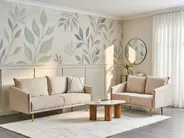 Sofa 2 Seater MAURA Velvet Beige_912962