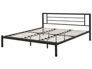 Bed Metal CUSSET 180 x 200 cm (EU Super King) Black_735394