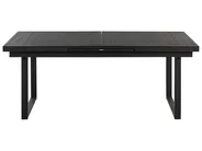 Gartenmöbel Set 8-Sitzer VALCANETTO/TAVIANO inkl. Kissen Metall Schwarz_846223