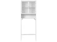 Bathroom Cabinet OKARCHE Bamboo Wood 63 cm White_1031667