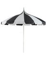 Marktschirm 245 cm MINOA Schwarz / Weiß