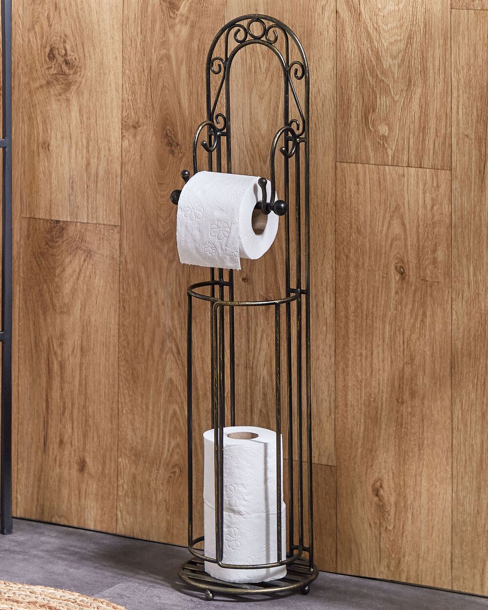 Toilet Paper Holder TEMUCO Metal Black
