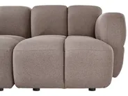 Modular U-Shape Sofa 8 Seater MAKSABERG Fabric Taupe_1136451