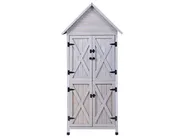 Geräteschuppen SENIGA 85 cm 46 cm Tannenholz Grau_1041611