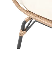 Gartenstuhl VEROLI Polyrattan Beige_1068646