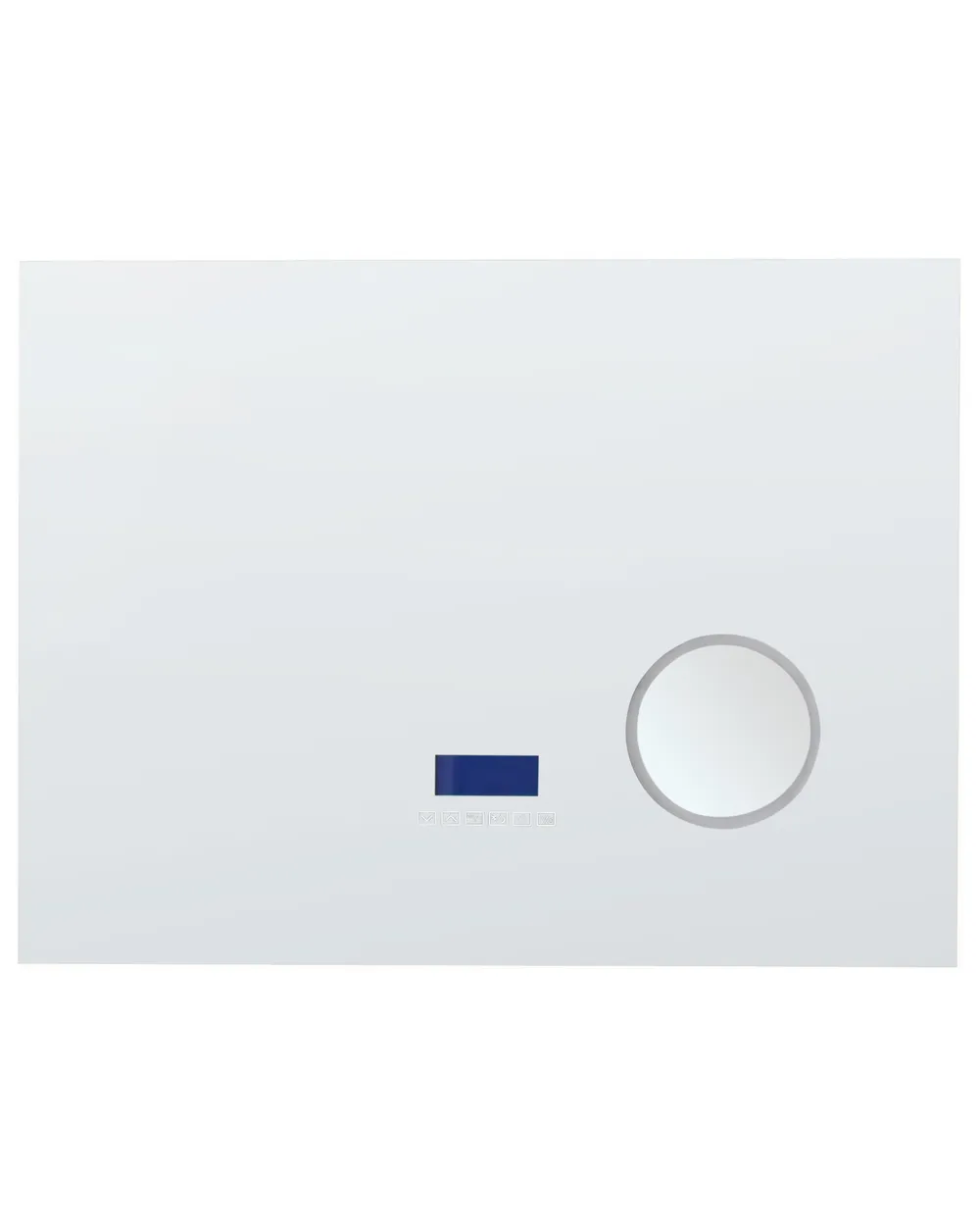 LED-Badezimmer-Spiegel MONTARON 80 cm 60 cm Silber