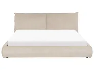 Wasserbett Cord VINAY 180 x 200 cm Taupe_881131