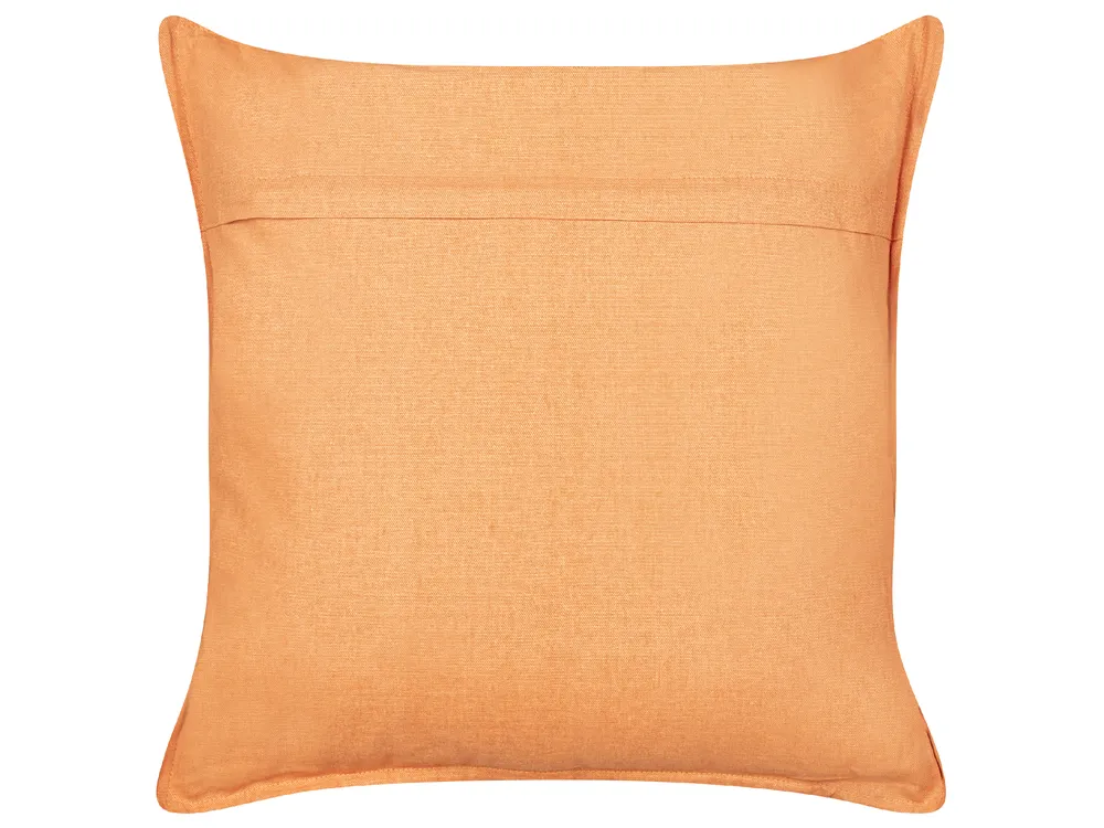 Dekokissen 2er Set HOYA 45 x 45 cm Baumwolle Orange Geometrisches Muster_892884