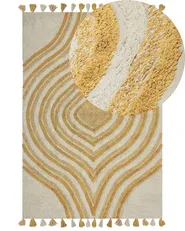 Teppich BINGOL Gelb 160 x 230 cm Baumwolle_839480