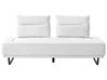 Sofa 3-Sitzer FAXEN Stoff Weiß