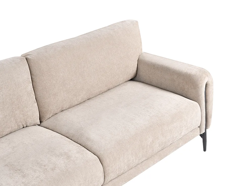 Bank 3-zits SKARO Chenille Beige_1156626