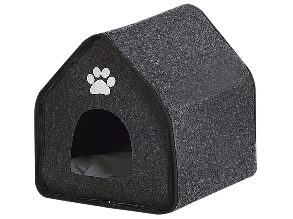 Tierbett JANGI Filz Dunkelgrau