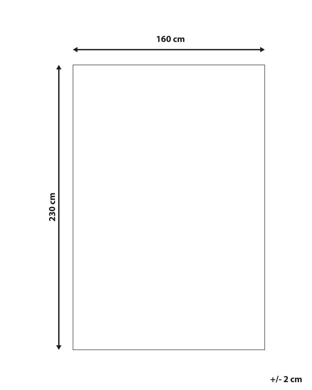 Teppich ERZIN Cremeweiß 160 x 230 cm_733810