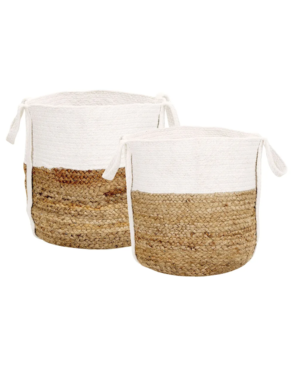 Aufbewahrungskorb 2er Set BELLPAT Jute Naturfarben