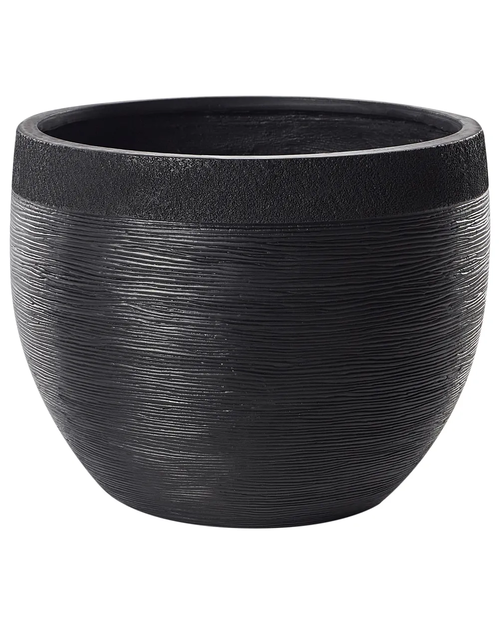 Blumenkübel ZAKROS 50 cm Schwarz