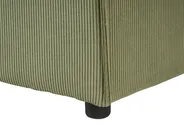 Modul Ecksofa 2-Sitzer ARDAL mit Ottomane Cord Grün linksseitig_947425
