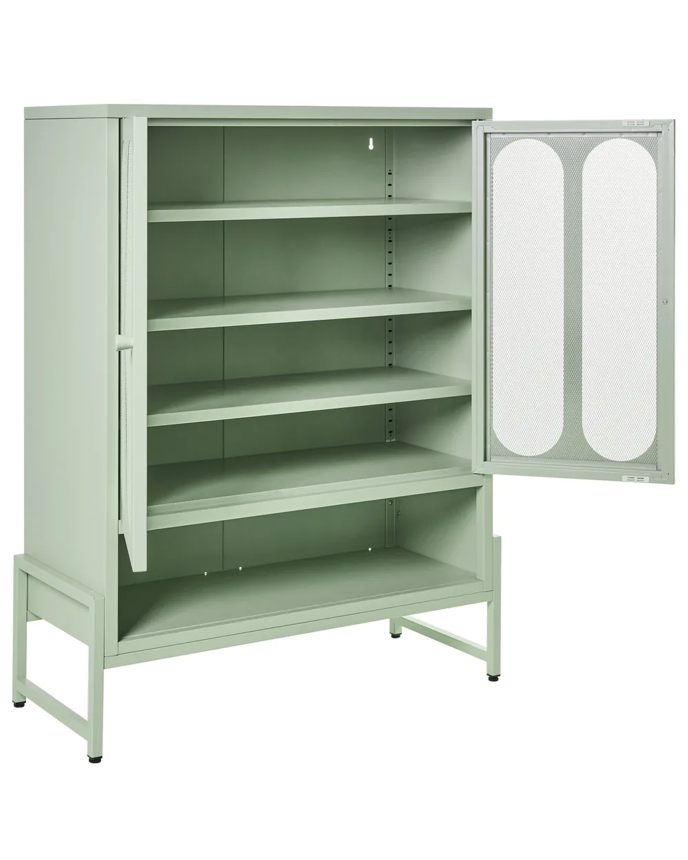 Sideboard mit 2 Türen SOLETTA Metall Mintgrün_1049470