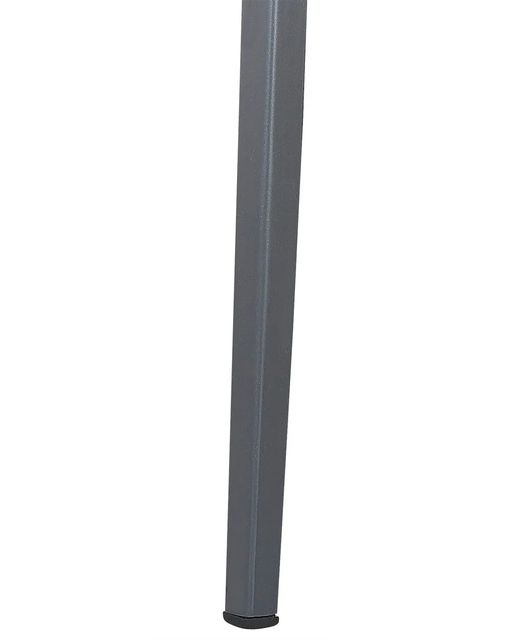 Set mit 2 Stühlen und Sitzkissen MILETO Metall Grau_808139