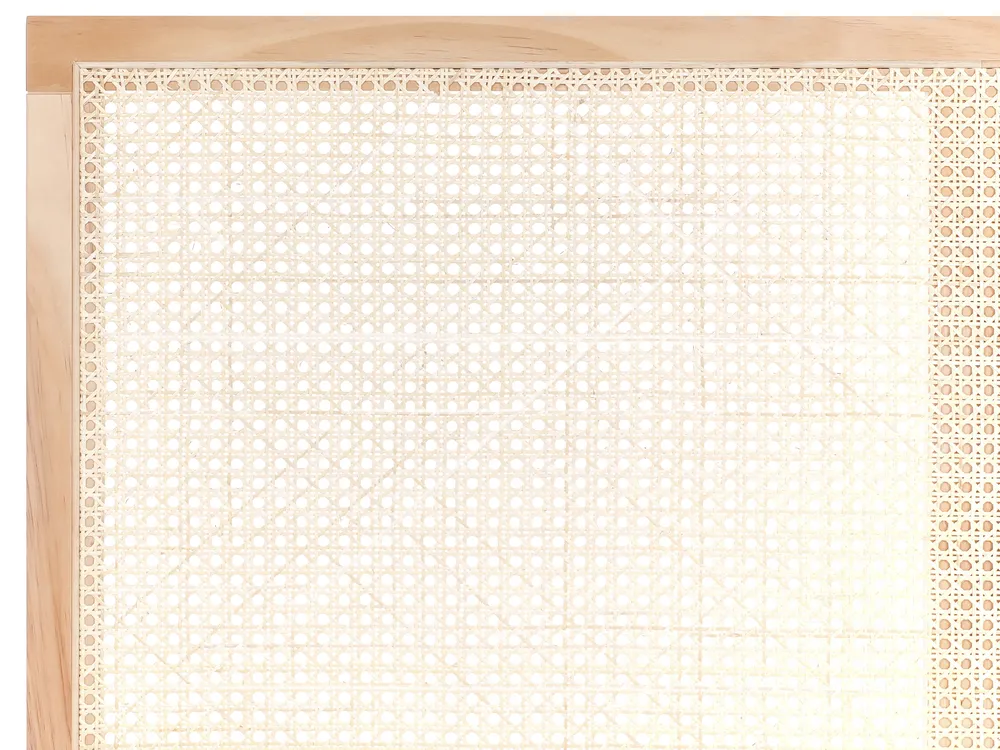 Bed Pine Wood SALERNAS 180 x 200 cm (EU Super King) Light Brown_977069