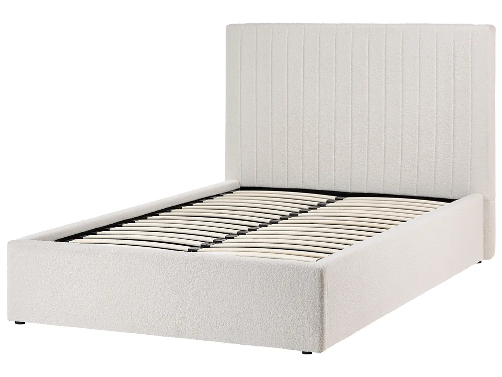 Ottoman Bed VION Boucle Off-White 120 x 200 cm (EU Small Double)_1062885