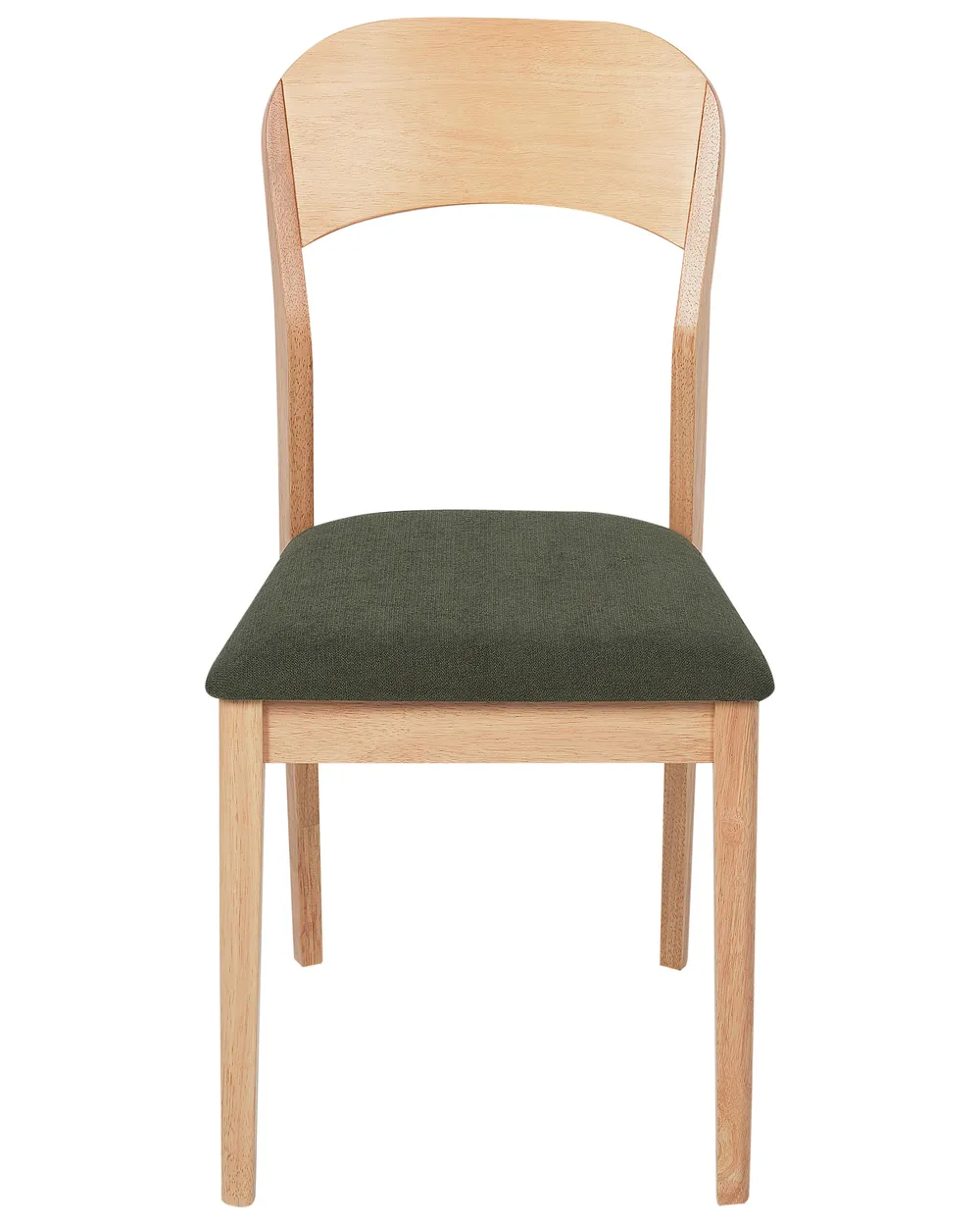 Esszimmerstuhl 2er Set ALVIN Holz Hellbraun_926623