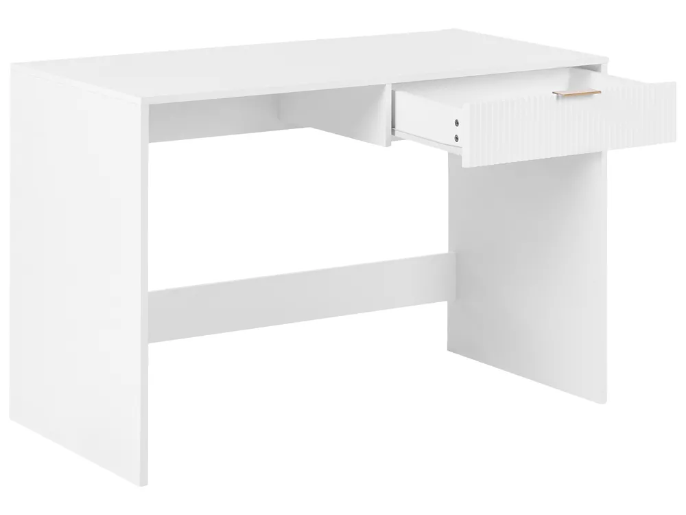 Schreibtisch LUTETIA 120 cm 60 cm Weiß_1068116