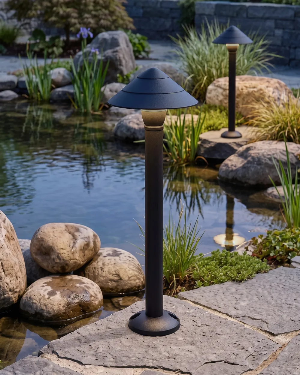 LED Pollerleuchte GAIA Schwarz