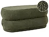 Banc ELLENDALE Bouclé Vert