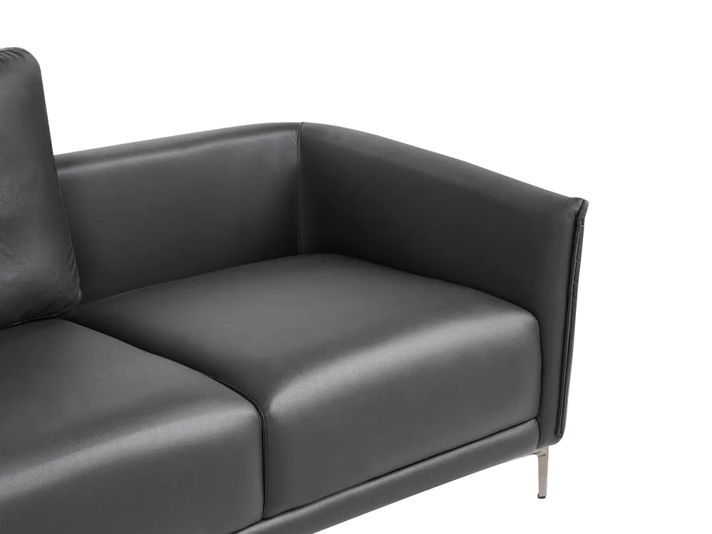 Sofa 3-Sitzer CILENS Stoff Schwarz_1120374