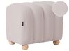 Pouffe IDYLLWILD Boucle Off-White