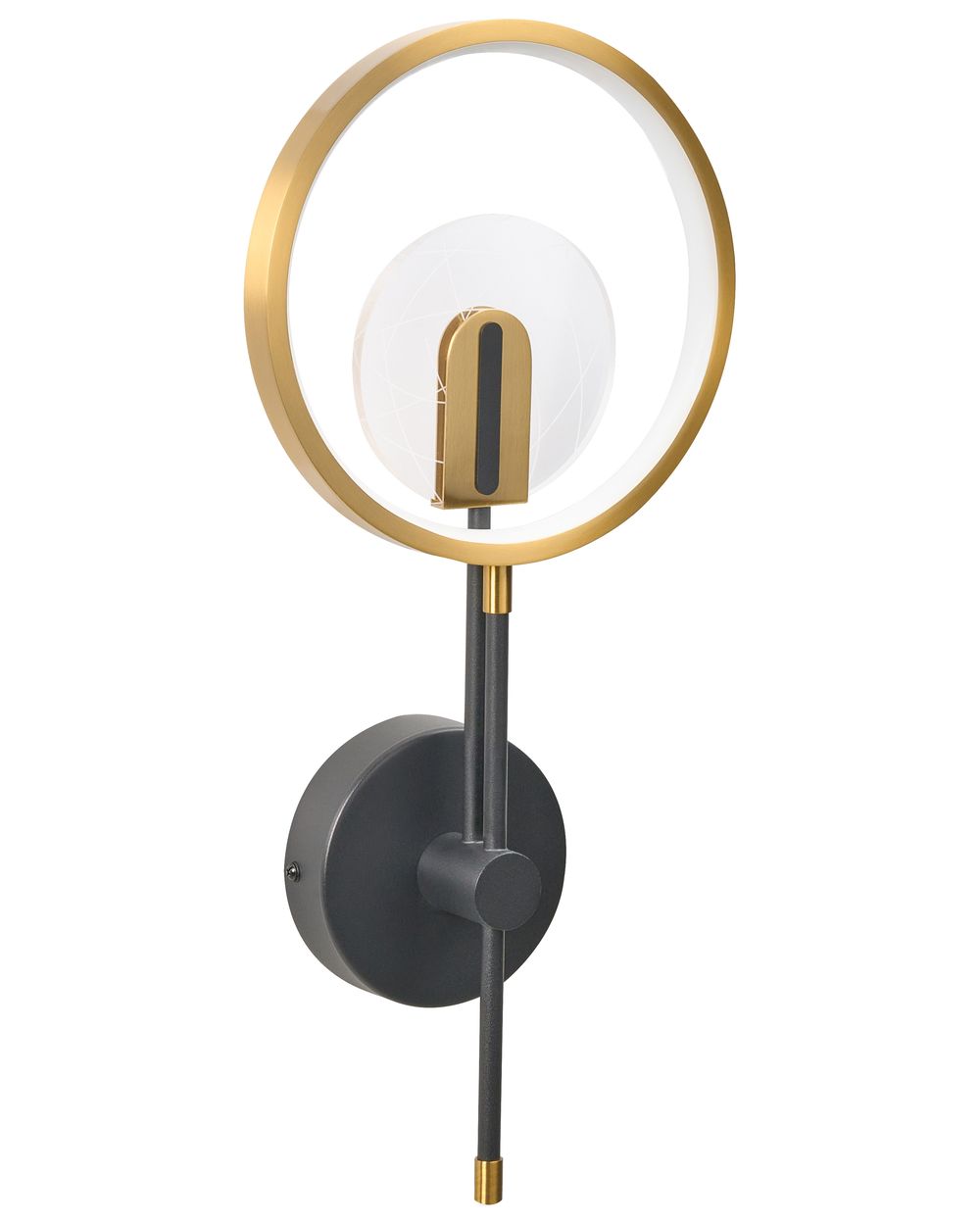 LED wandlamp SAMBRE Metaal Goud Zwart