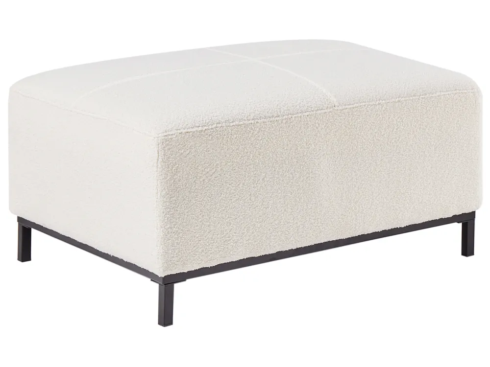 Ottoman OSLO Boucle White_946695