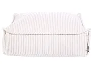 Pouf ALLOZAI Samtstoff Hellbeige_950279