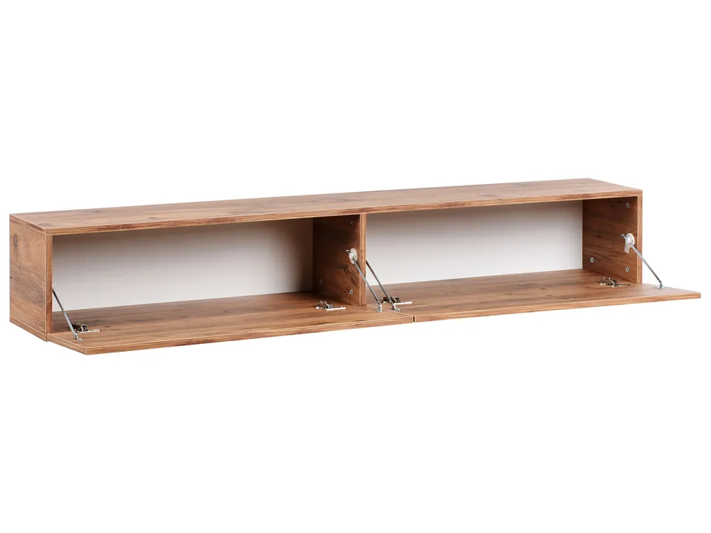 Wandmontierter TV-Schrank GLADSTONE Braun_973522