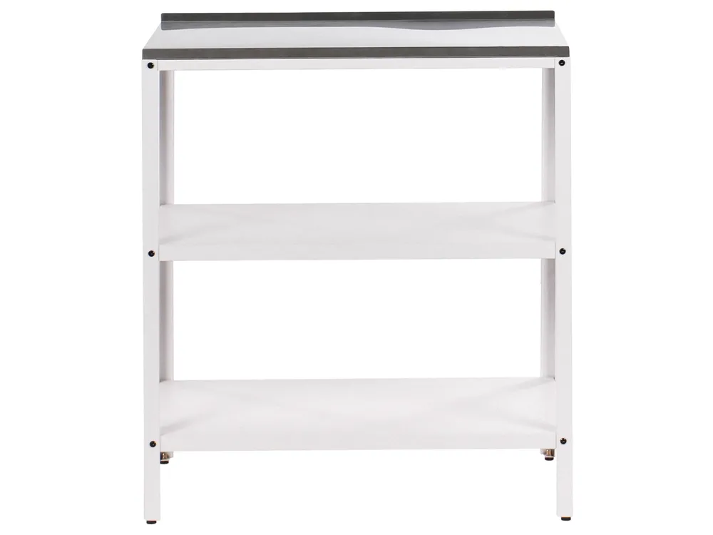 Outdoor-Küche 3er Set VILAMA Weiß Metall_976977