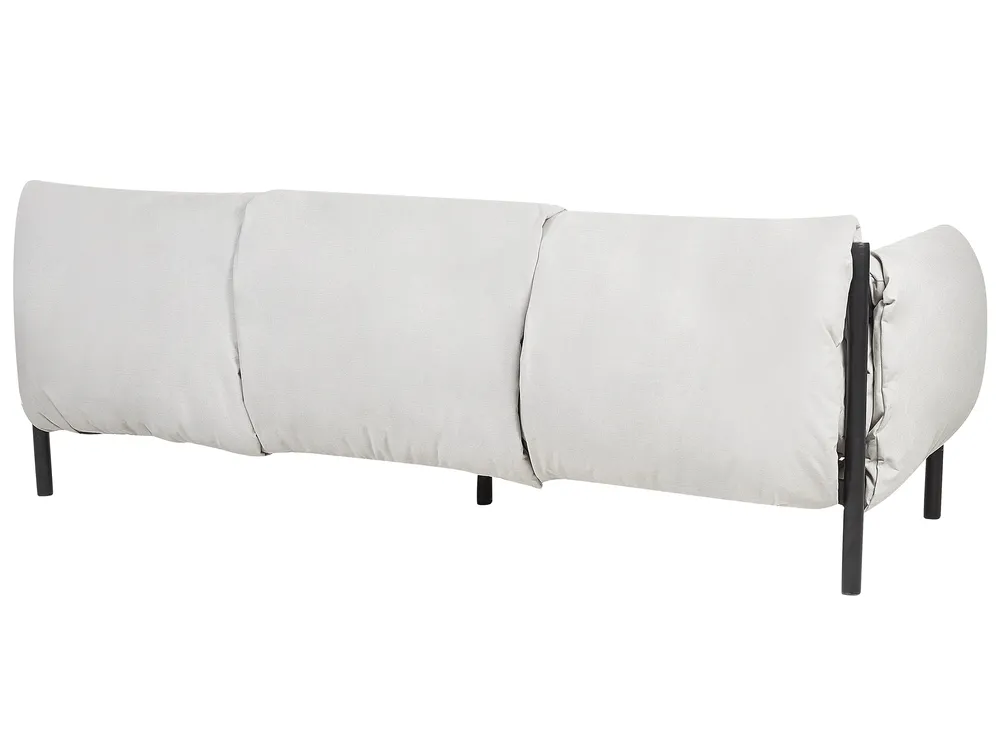 Gartensofa Set 5-Sitzer ESPERIA Metall Grau_868690