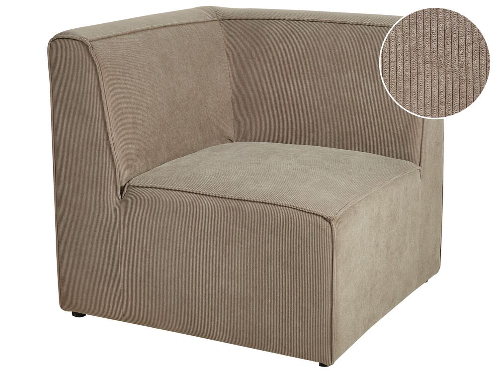 Corner Seat LEMVIG Corduroy Taupe