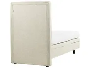 Adjustable Bed Fabric DUKE II 80 x 200 cm (EU Small Single) Beige_988335