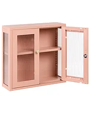 Wandschrank HARLYN 60 cm Metall Pfirsichrosa_1160900