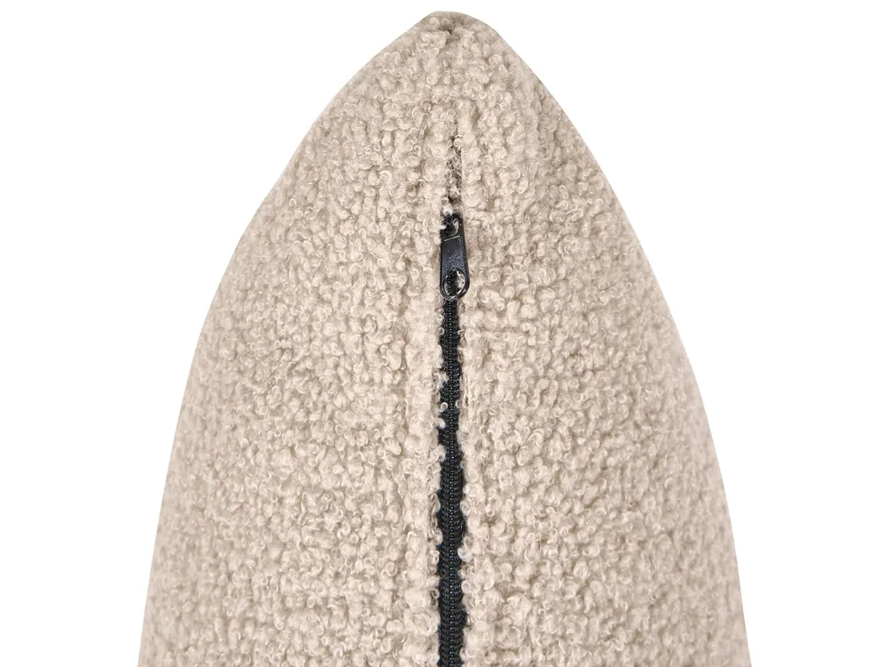 Modul Ecksofa 4-Sitzer AXEBO Bouclé Beige linksseitig_1077259