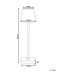 Wireless LED Table Lamp BACEIRO Metal Light Violet_1061034
