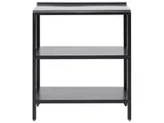 Outdoor-Küche 3er Set VILAMA Schwarz Metall_872553