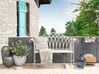Gartenbank MILAZZO 130 cm Metall Weiß