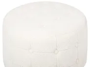 Pouf TAMPA Bouclé Weiß_850173