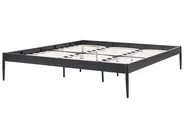 Bett mit Lattenrost Metall VAURS 180 x 200 cm Schwarz_863453